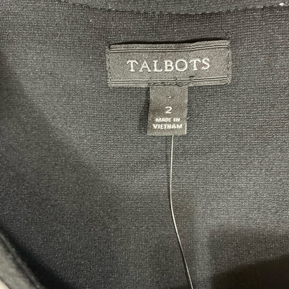 NWT Talbots “Ponte” Shift Dress With Trim - Picture 8 of 10